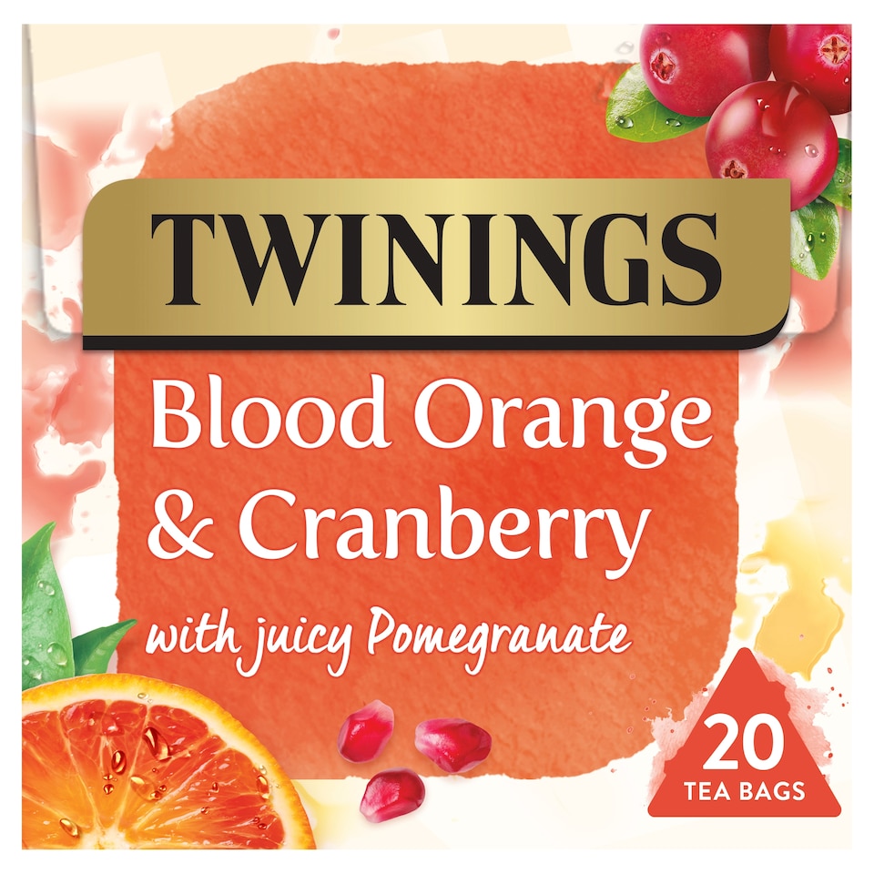 Twinings Blood Orange And Cranberry 20 Teabgs 40G