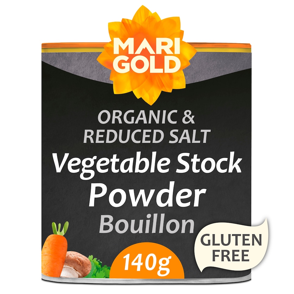 Marigold Organic Vegetable Vegan Bouillon Powder 140G