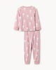 image 2 of F&F Girls Pure Cotton Floral Pyjama Set in Pink