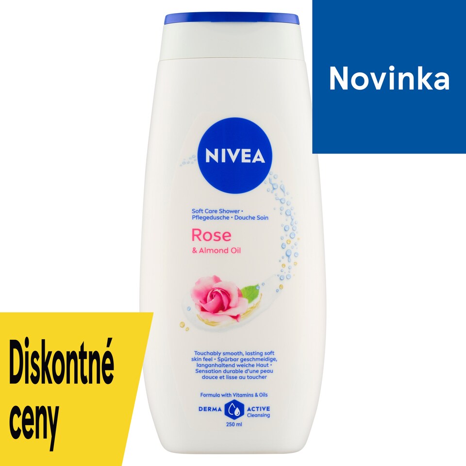 obrázok 1 z Nivea Rose & Almond Oil Ošetrujúci sprchovací gél 250 ml
