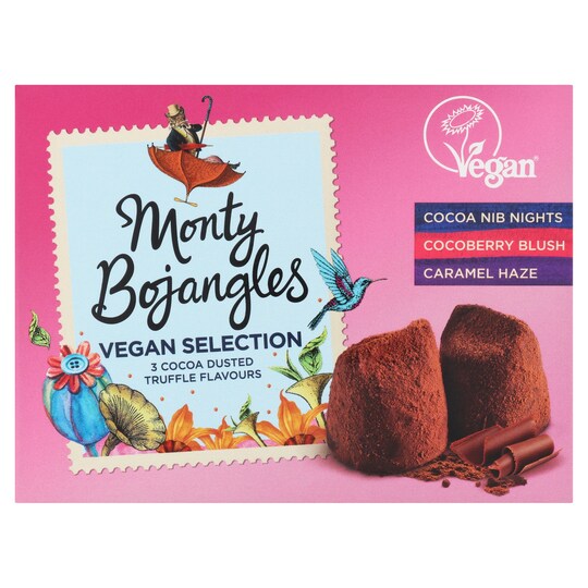 Monty Bojangles Vegan Selection Truffles 135G Tesco Groceries