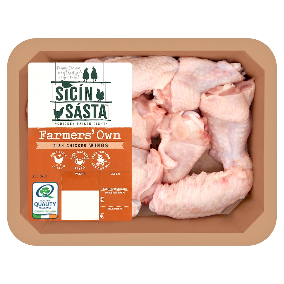 Sicin Sasta Farmer's Own Irish Chicken Wings 500g