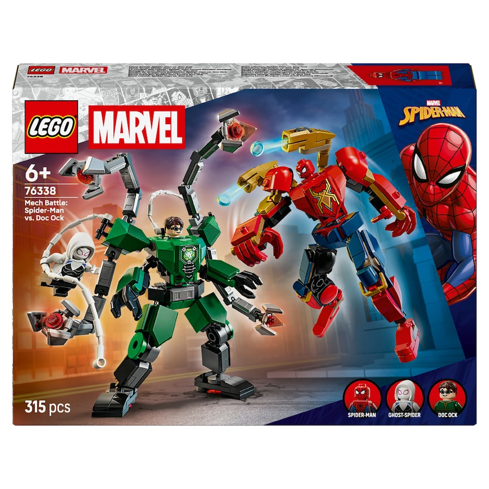Obrázek 1 pro produkt LEGO ǀ Marvel 76338 Bitva robotů: Spider-Man vs. Doc Ock