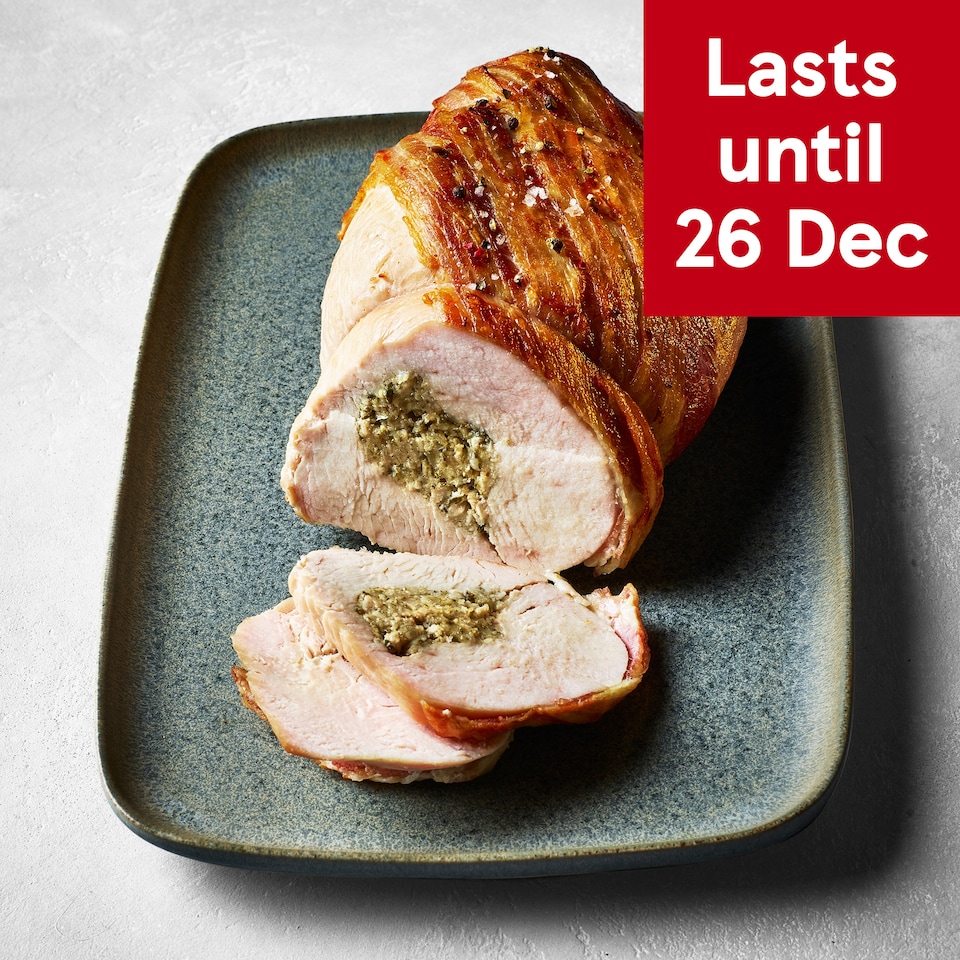 23. Tesco Pork, Sage & Onion Stuffed Turkey Breast Joint 1.17kg (Serves 6)