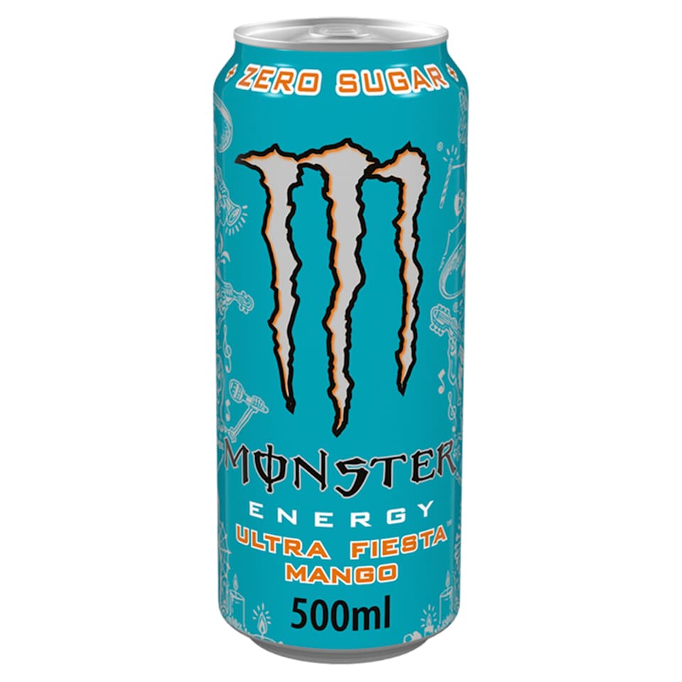 image 1 of Monster Energy Drink Ultra Fiesta Mango 500ml
