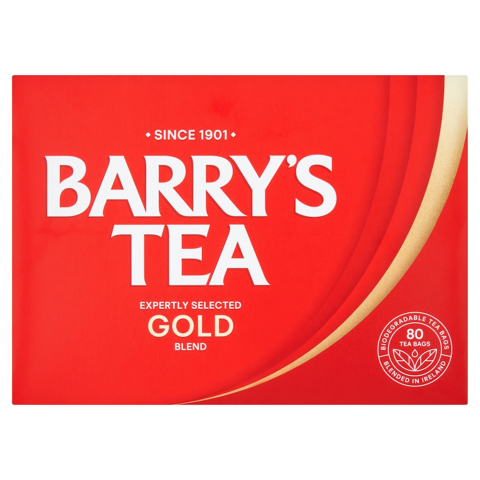 Barry's Tea Gold Blend 80 Teabags 250G