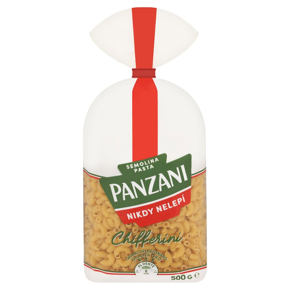 image 1 of Panzani Chifferini Egg-Free Dried Semolina Pasta 500 g