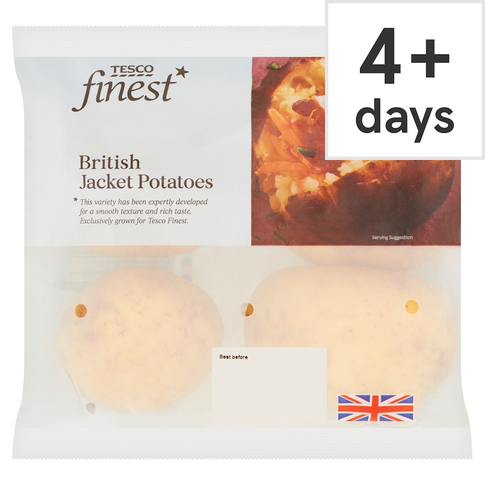image 1 of Tesco Finest Jacket Potatoes 4 Pack