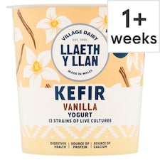 Village Dairy Llaeth Y Llan Kefir Yogurt - Vanilla 350g