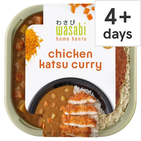 Wasabi Chicken Katsu Curry With Rice 450G Tesco Groceries