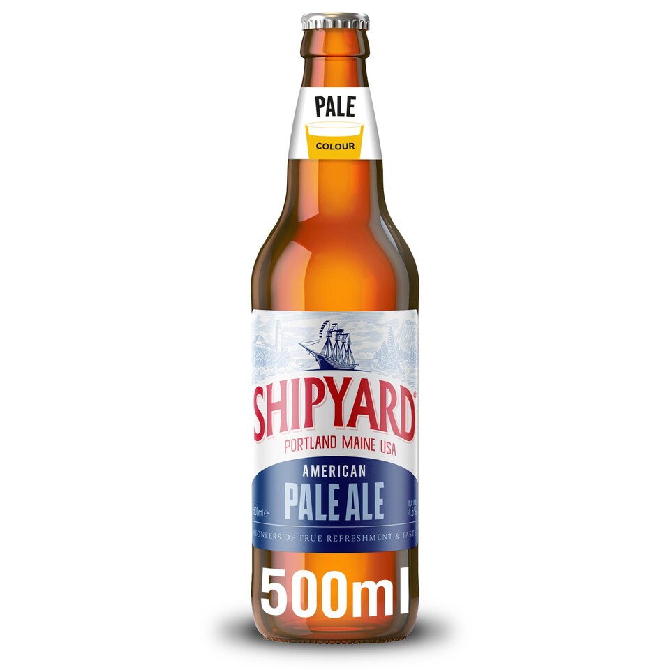 Shipyard American Pale Ale Beer Bottle 500ml Tesco Groceries