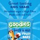 image 2 of Goodies Date & Nuts Fruit Bars 5x20g