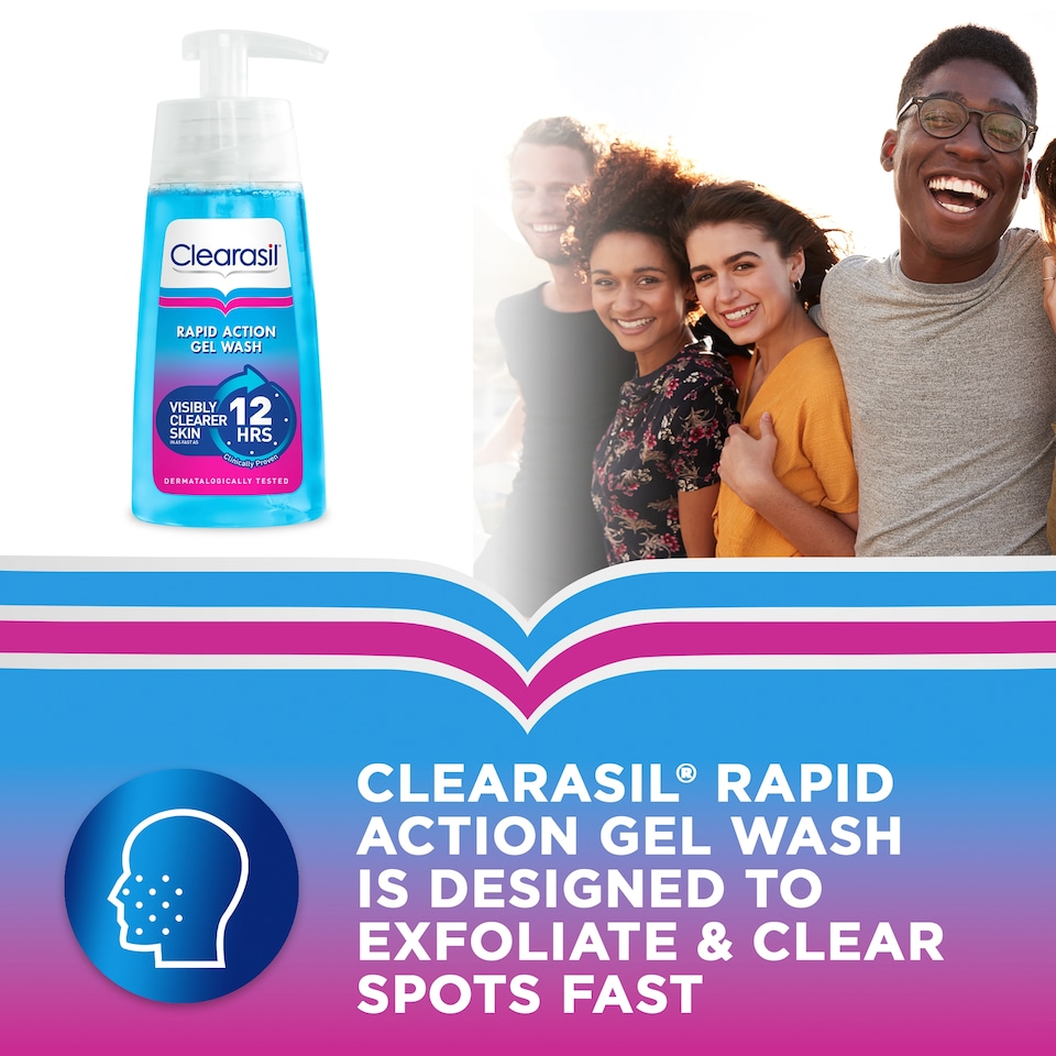 image 1 of Clearasil Ultra Rapid Action Gel Wash 150Ml