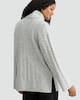image 3 of F&F Cable Knit Roll Neck Jumper with Wool in Silver