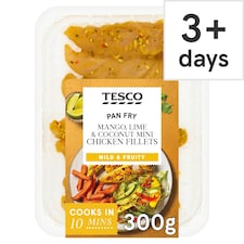 Tesco Mango, Lime & Coconut Diced Chicken 300G