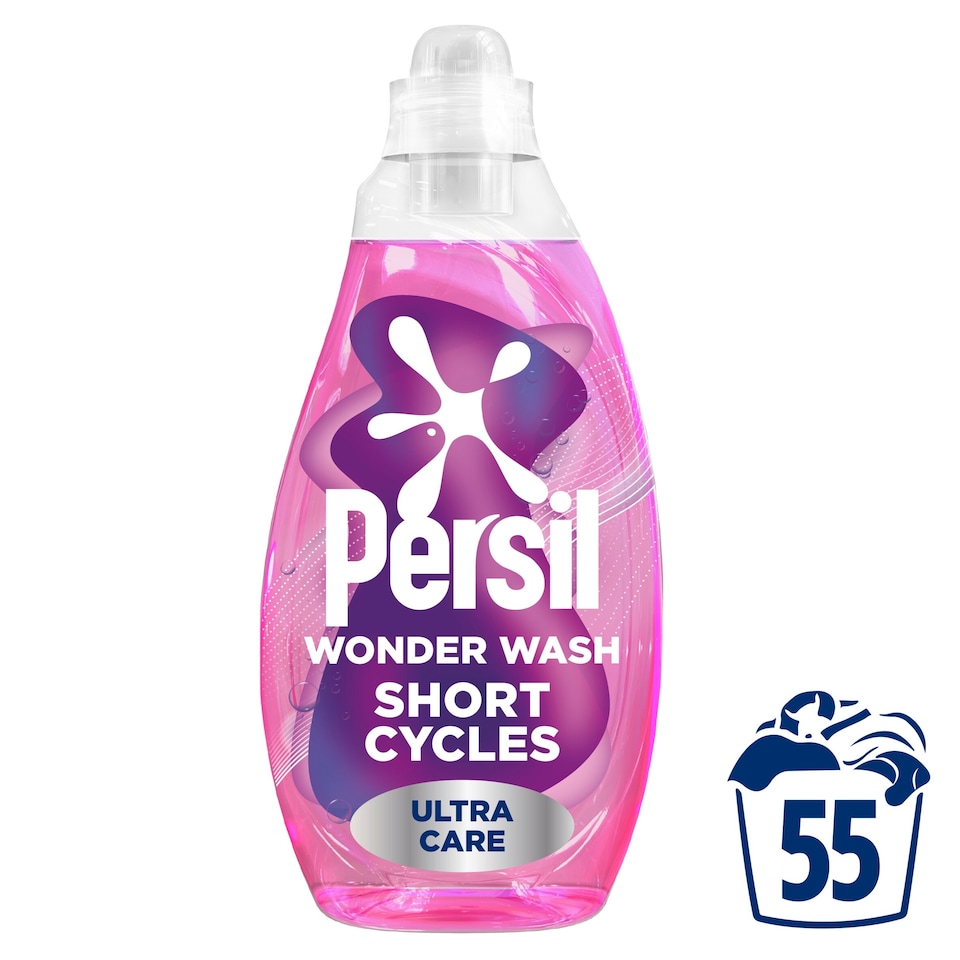 image 1 of Persil Wonder Wash Ultra Care Laundry Detergent 55 Washes 1485ml