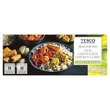 Tesco Thai Green & Red Chicken Curry Meal For 2 975G