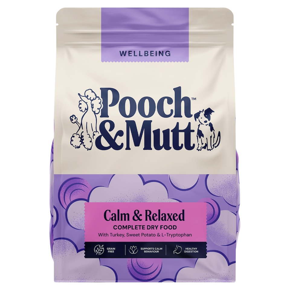 image 1 of Pooch and Mutt Calm & Relaxed Complete Dry Dog Food Turkey 2kg