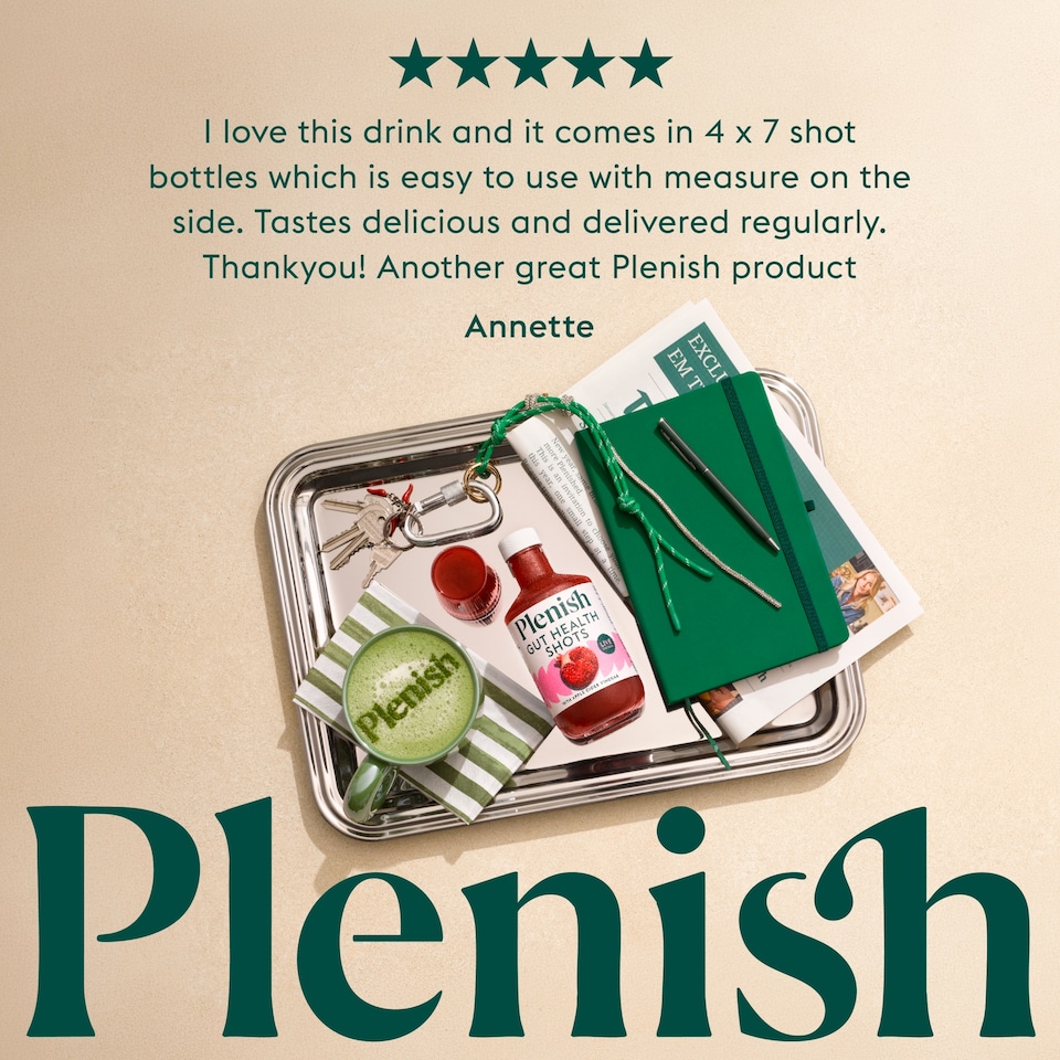 image 1 of Plenish Berry Gut Health Dosing Bottle 7x Shots 420ml