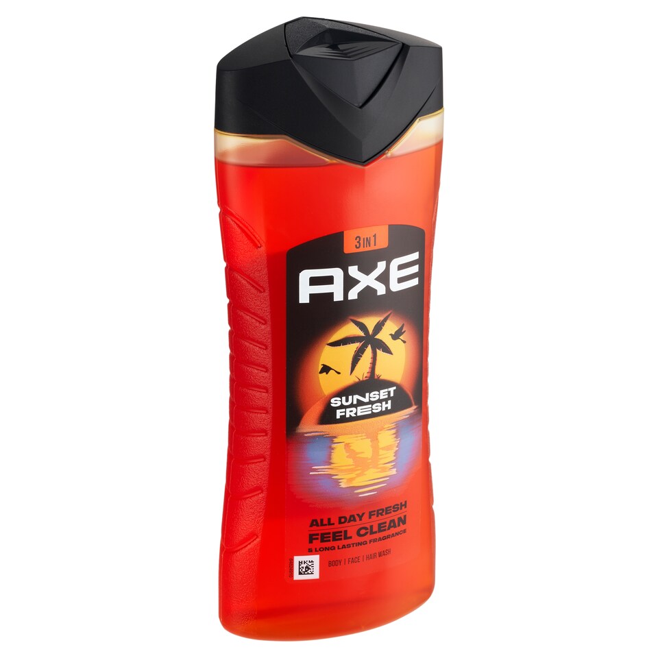 Axe Sunset Fresh Shower Gel 3 in 1 for Body, Hair and Face 400ml