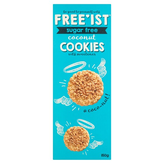 Free'ist Coconut Cookies 150G Sugar Free Tesco Groceries
