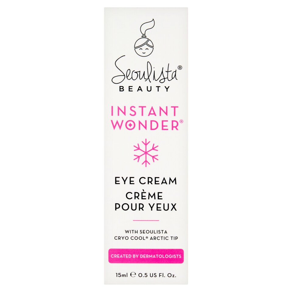 Seoulista Beauty Instant Wonder Eye Cream with Cryo Cool Artic Tip 15ML