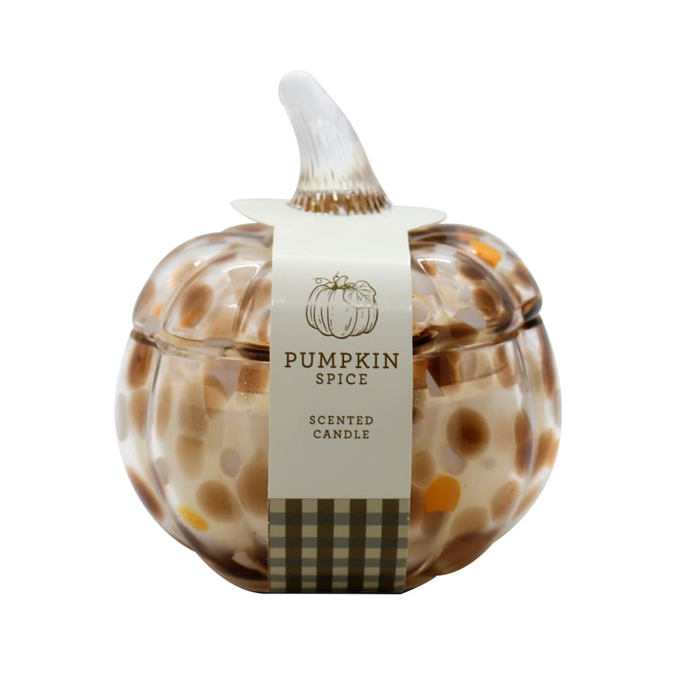 F&F Home Autumn Confetti Pumpkin Shaped Candle 350g
