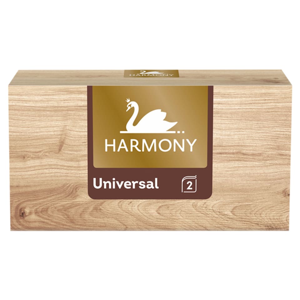 image 1 of Harmony Universal Facial Tissues 2 Ply 150 pcs