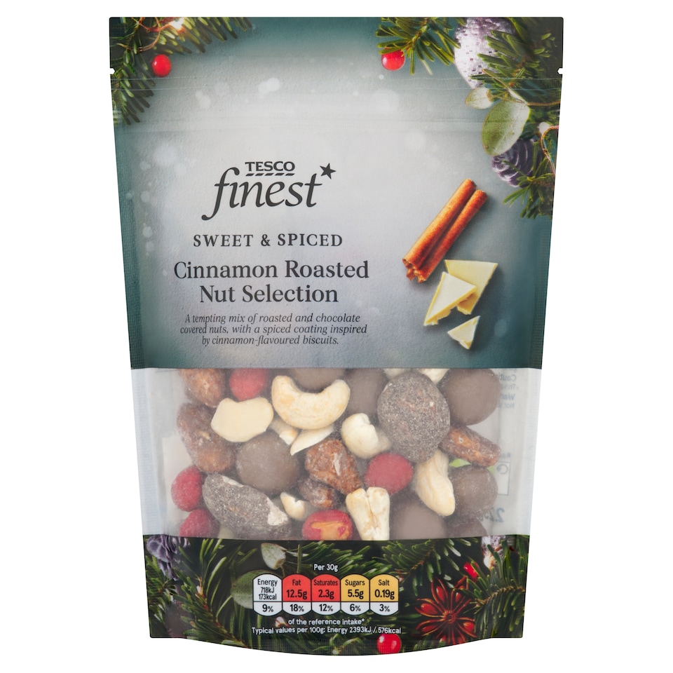 Tesco Finest Cinnamon Roasted Nut Selection 225G