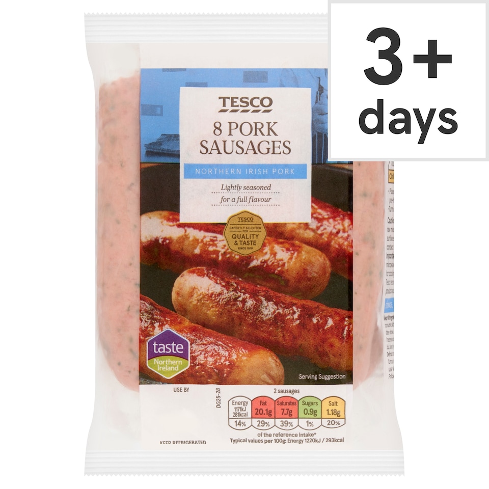 Butchers Choice & / Irish Pork Sausages 454G