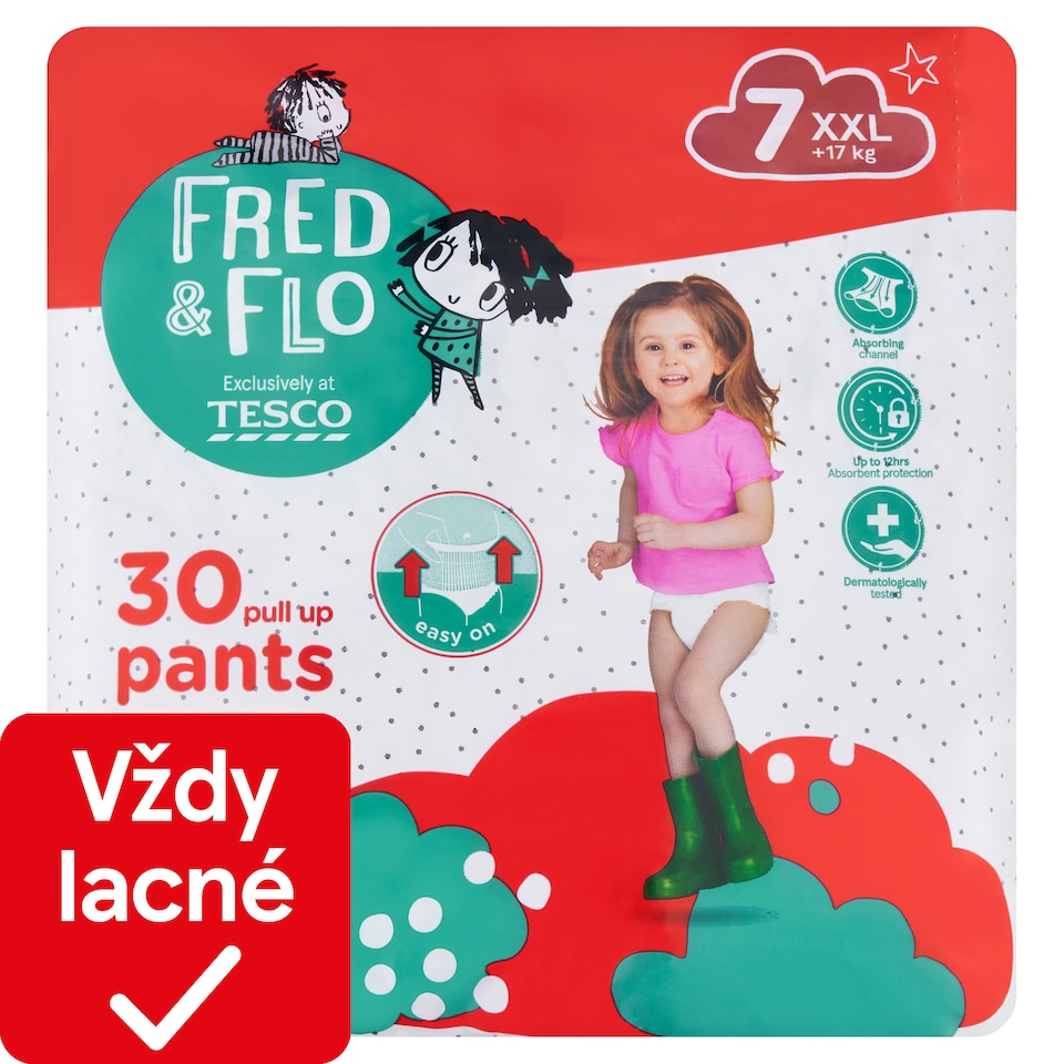 obrázok 1 z Fred & Flo Plienkové nohavičky XXL 7 +17 kg 30 ks