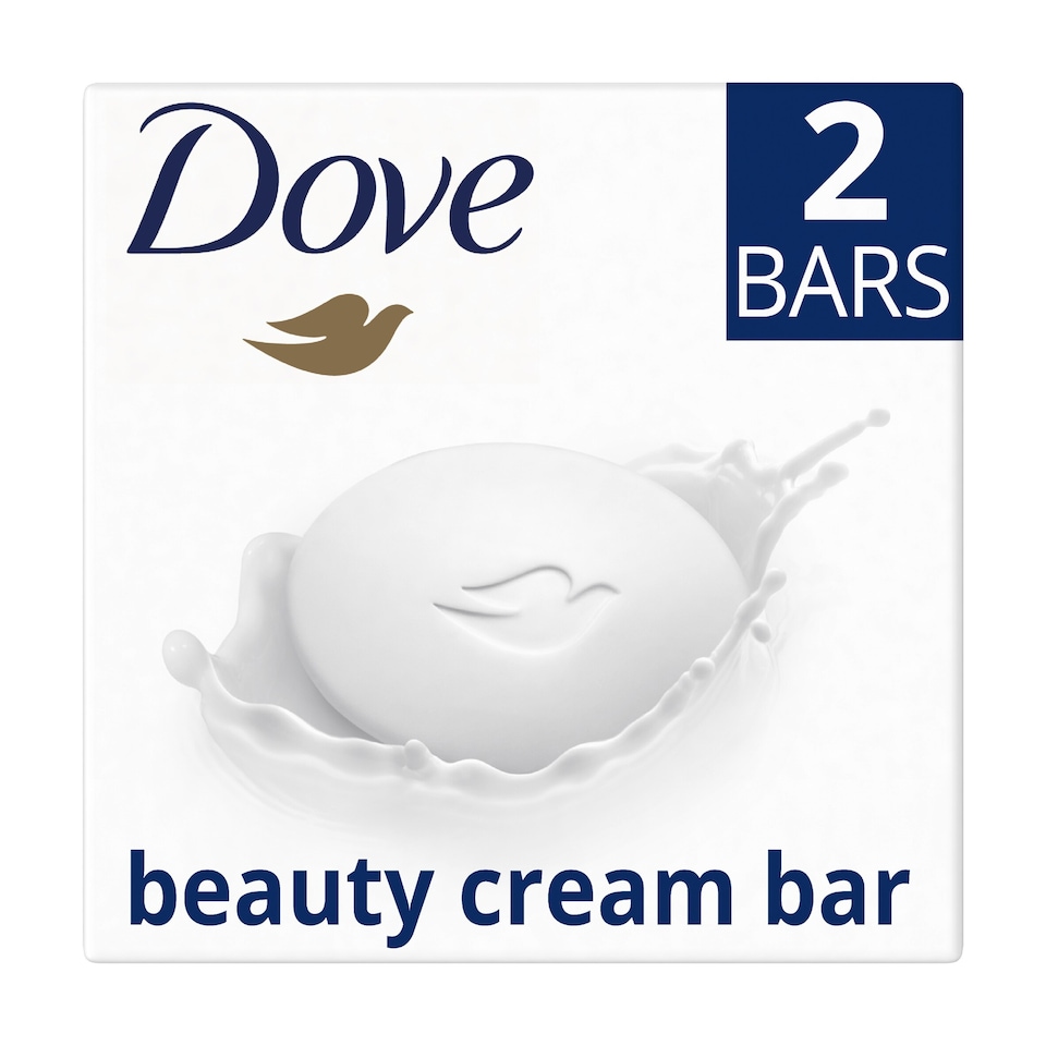 image 1 of Dove Original 3-in-1 Beauty Bar Hand Soap 2x90g