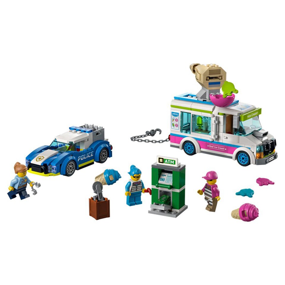 image 1 of LEGO City 60314 Ice Cream Truck Police Chase