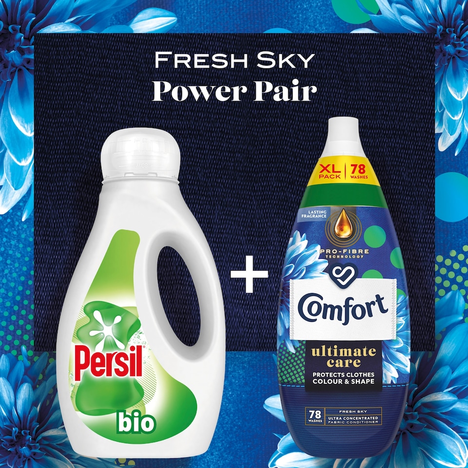 image 1 of Comfort Ultimate Care Fresh Sky Fabric Conditioner 78 Wash 1178ml