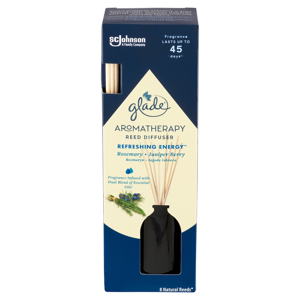 obrázok 1 z Glade Aromatherapy Refreshing Energy osviežovač vzduchu vonné tyčinky 80 ml