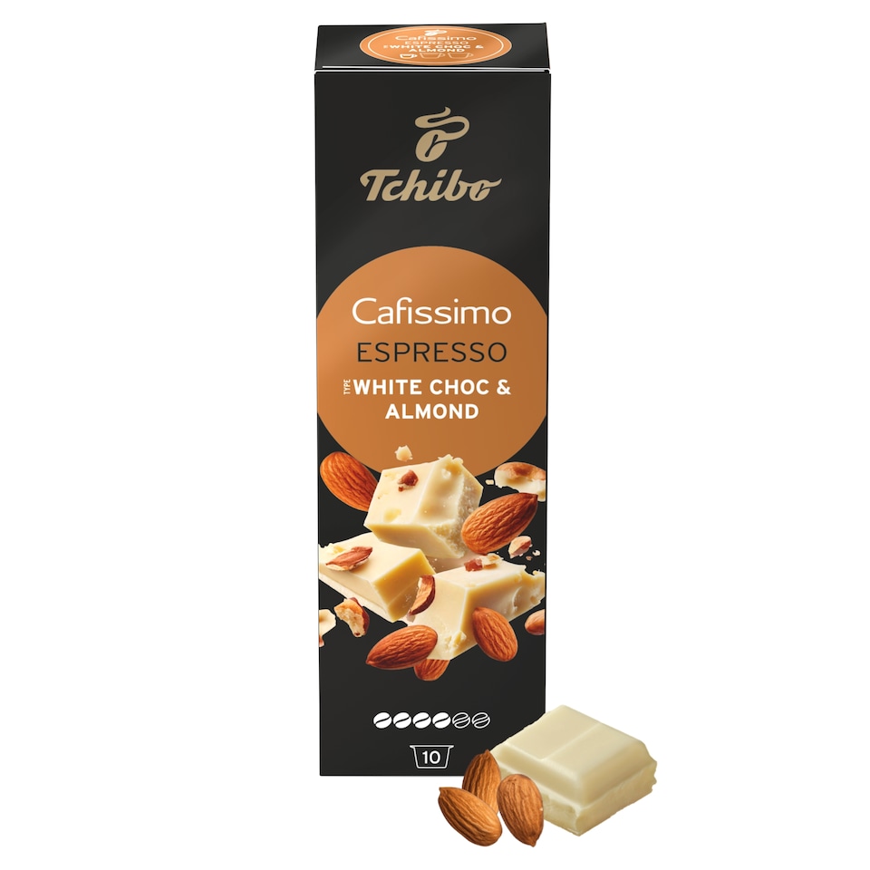 Tchibo Cafissimo Espresso Flavored Edition White Choc Almond kávékapszula 10 db 70 g