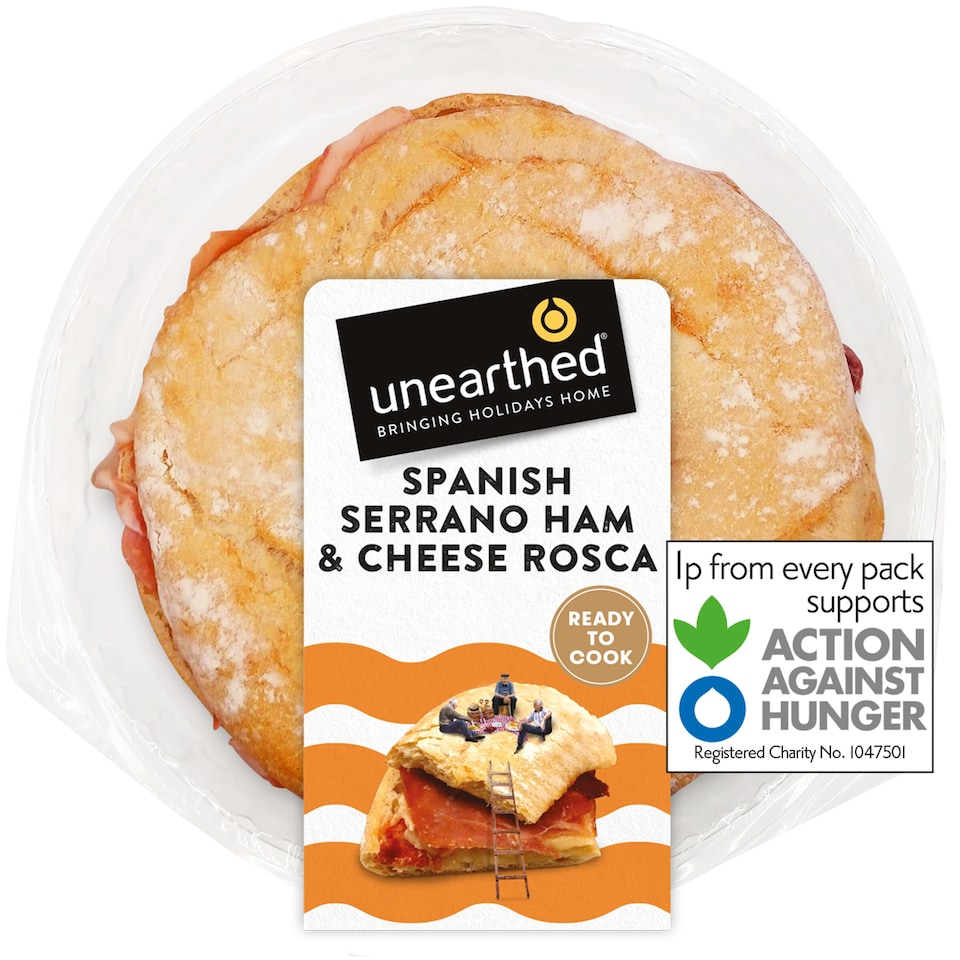 Unearthed Spanish Serrano Ham & Cheese Rosca 420g