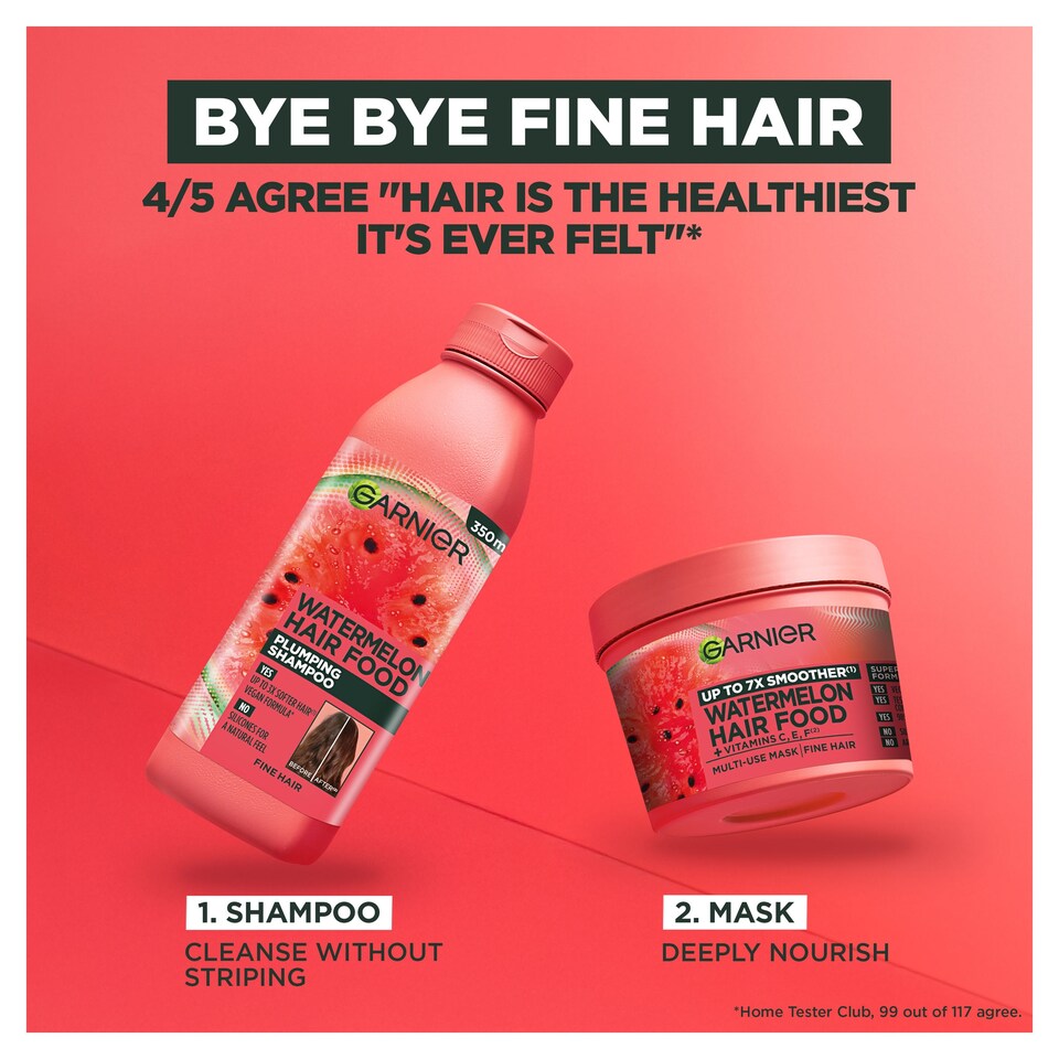 image 1 of Garnier Ultimate Blends 3-In-1 Hair Mask Watermelon 390Ml