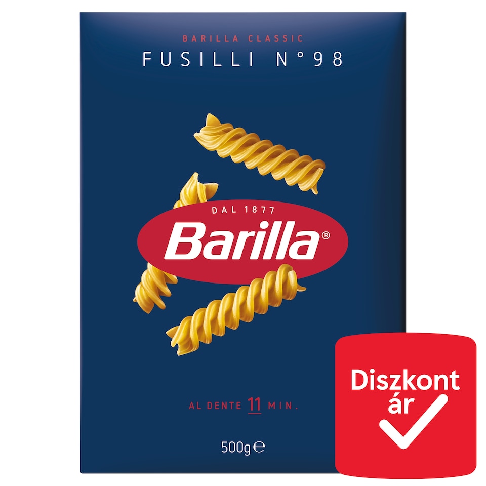 Barilla Fusilli apró durum száraztészta 500 g