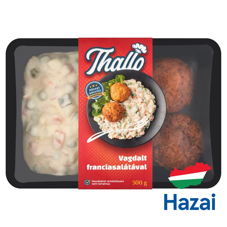 Thallo vagdalt franciasalátával 300 g