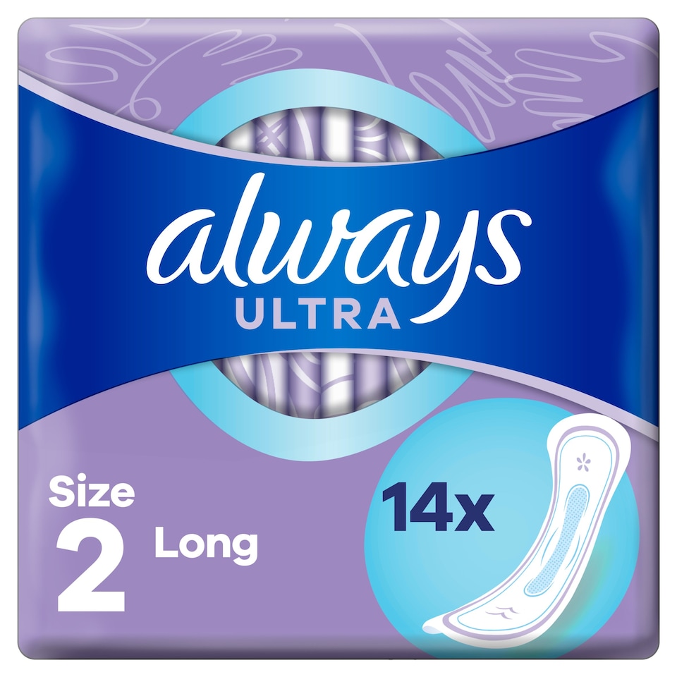 image 1 of Always Ultra Long Size 2 Sanitary Towels 14