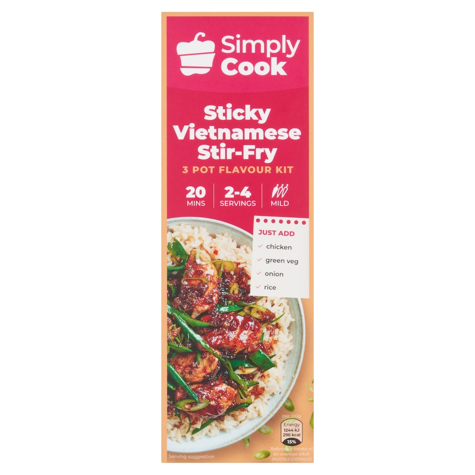 image 1 of Simply Cook Sticky Vietnamese Stir-Fry 85g