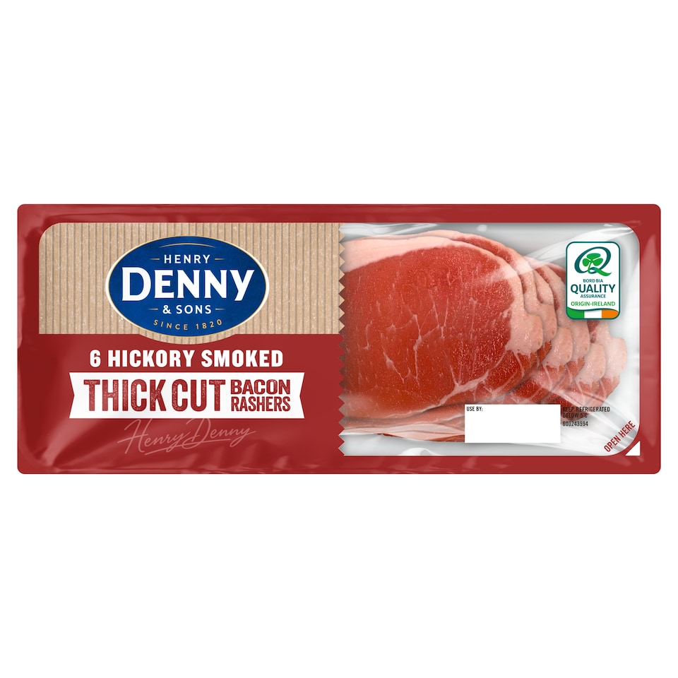 Denny Hickory Thick Cut Cap Rasher 240G