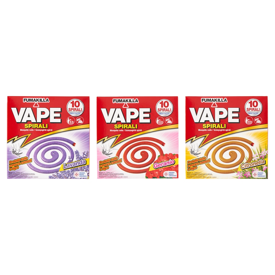Vape szúnyogirtó spirál 10 db