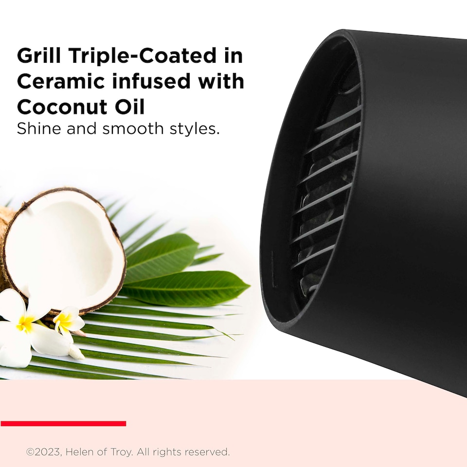 image 1 of Revlon Smoothstay Coconut Oil Hair Dryer