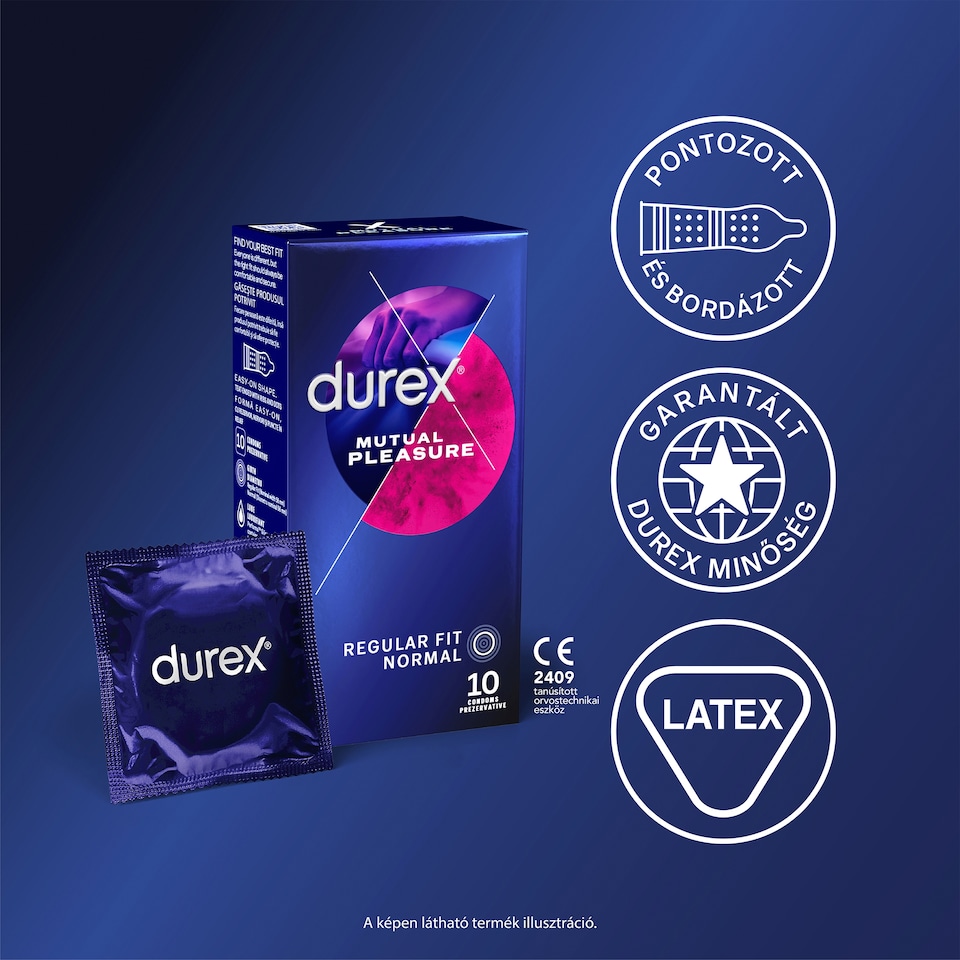 Durex Mutual Pleasure óvszer 10 db 1. kép