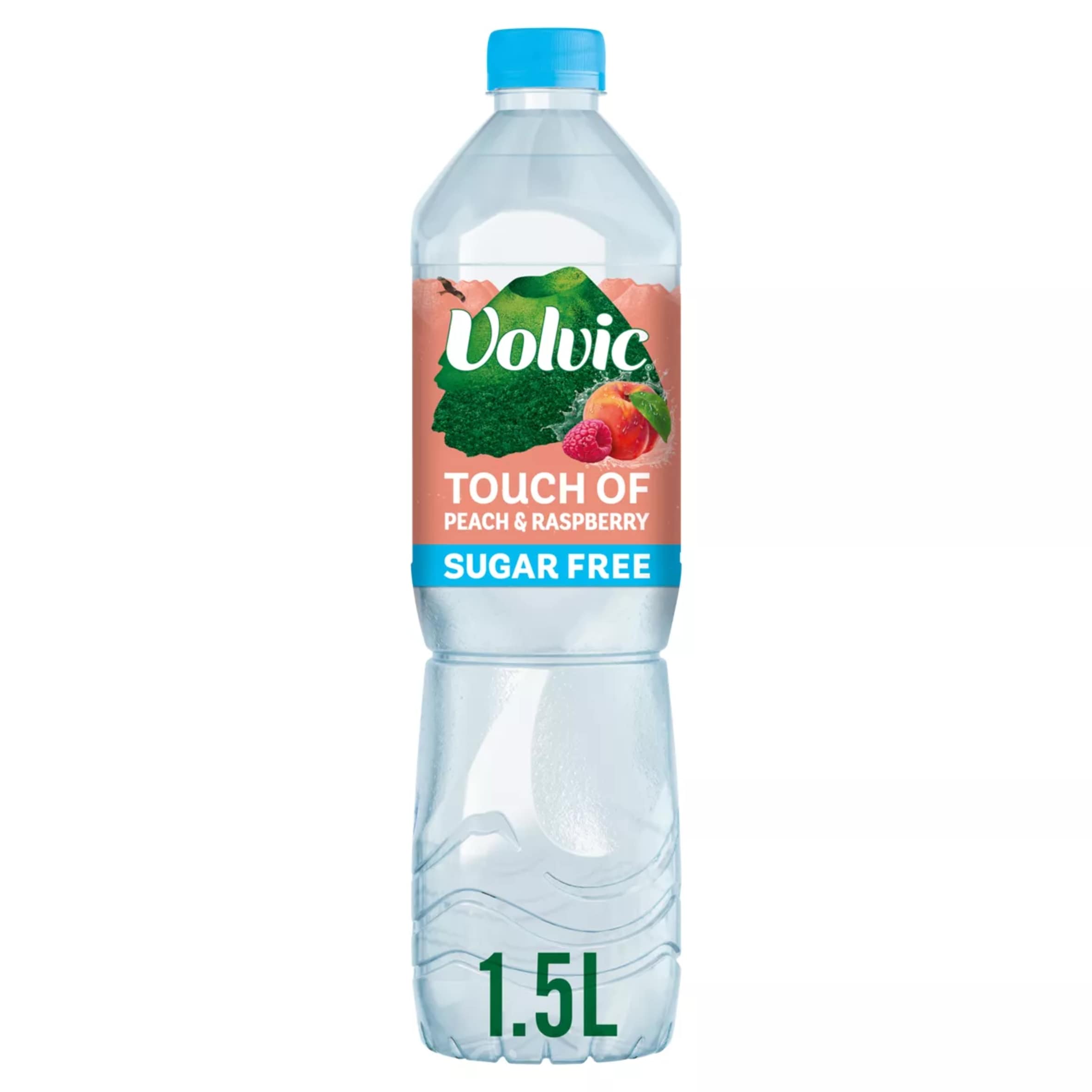 Volvic Touch of Fruit Peach & Raspberry Sugar Free Still Flavoured Water 1.5L