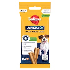 Pedigree DentaStix Doplnkové krmivo pre psy 5-10 kg 3 ks 45 g