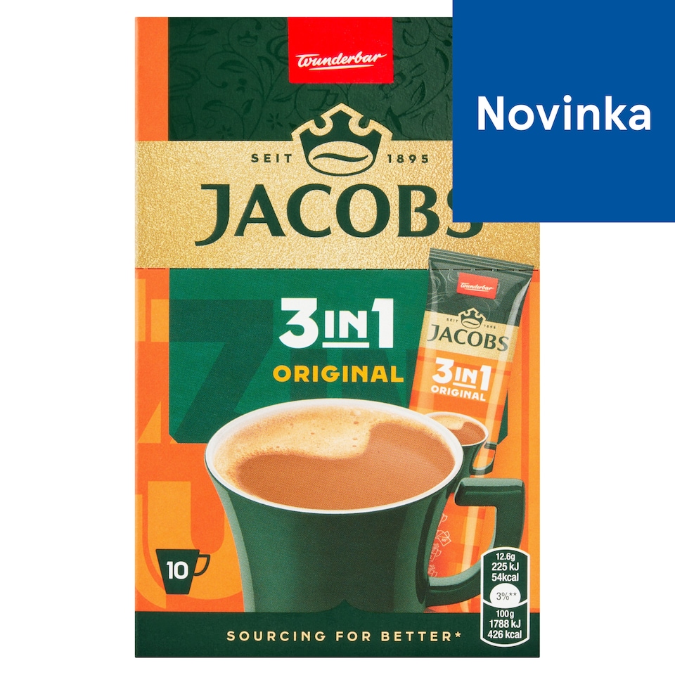 image 1 of Jacobs Original 3in1 10 x 12.6 g (126 g)