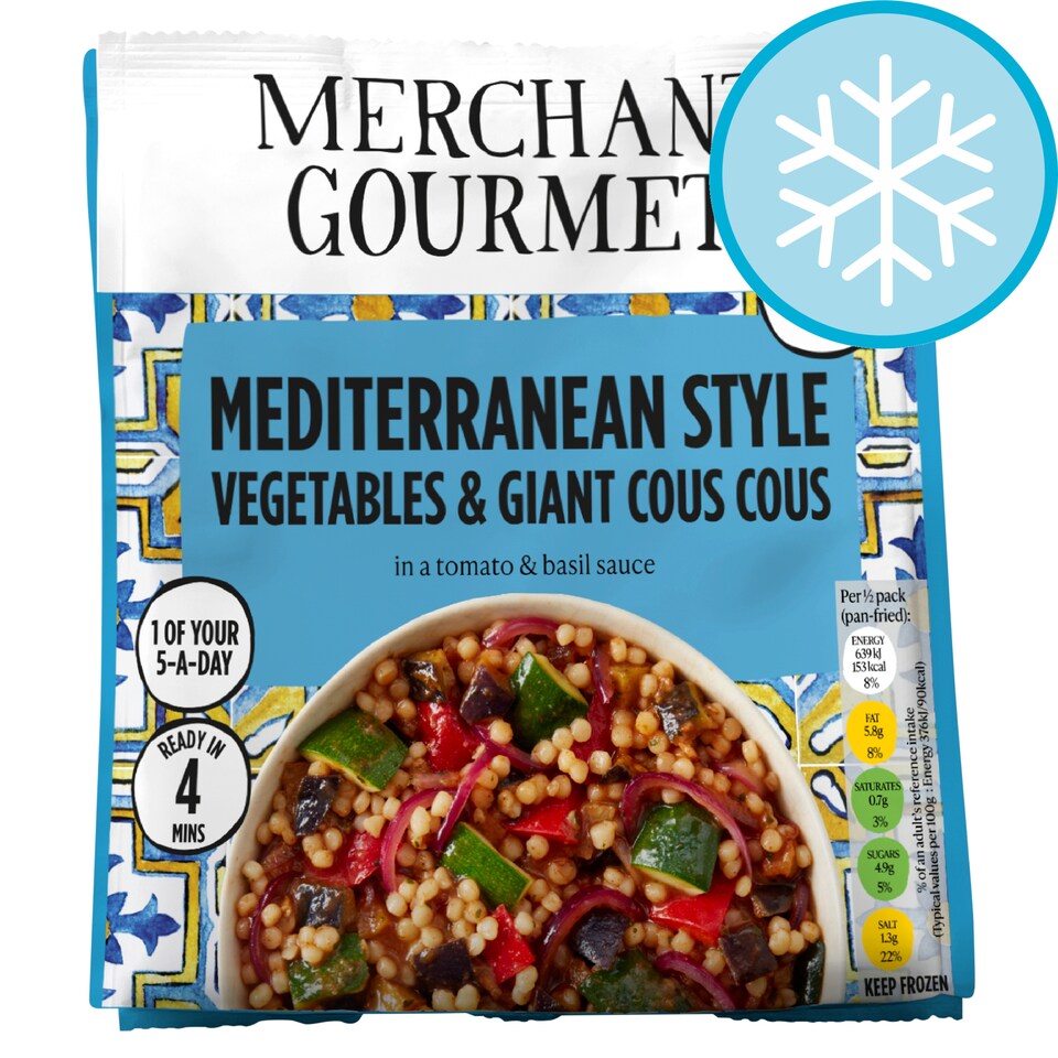 image 1 of Merchant Gourmet Herby Mediterranean Vegetables & Couscous 400G